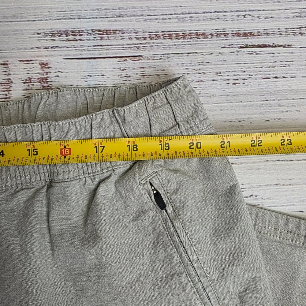 LL Bean Mens XXL 32 Inseam Explorer Ripstop Cargo Pants Khaki Comfort 513220